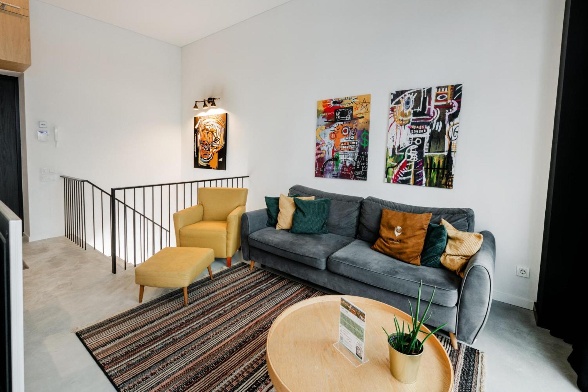 Modern And Spacious Loft Type Apartment 8 With Free Private Parking By "Owl Jazz Apartments" Каунас Екстер'єр фото